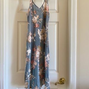Silk Floral Nightgown